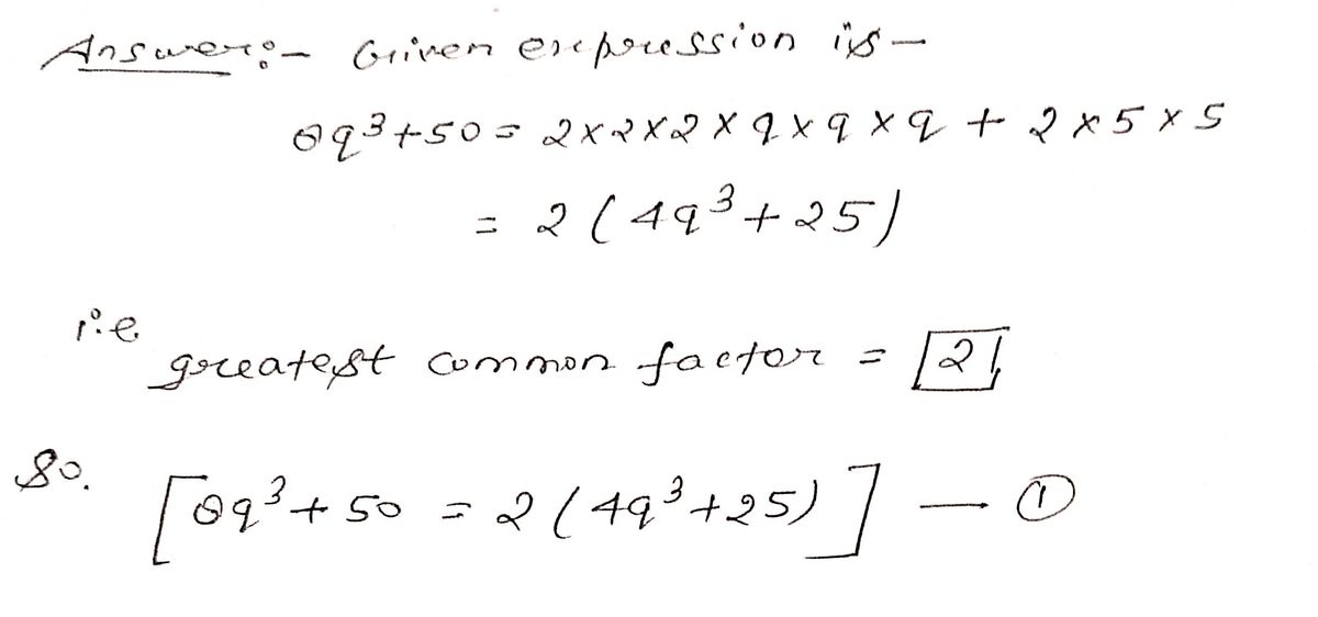 Algebra homework question answer, step 1, image 1